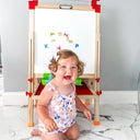 One Easel, Many Stages of Creativity