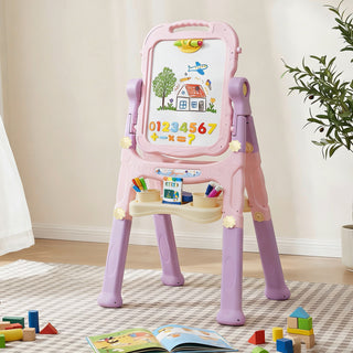 Joyooss Plastic Kid Easel 101 Purple&Pink