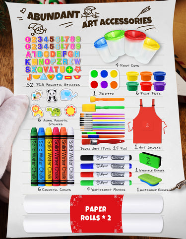 Joyooss Magnitales Easel & Paper Roll Set 135 Christmas