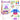 Kids Easel Wooden Double-Sided with Paper Roll Joyooss 131 PURPLE