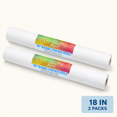 Joyooss Easel Paper Roll Refills – 18 Inch, 2 Rolls
