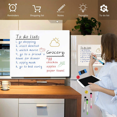 JOYOOSS Magnetic Whiteboard for Fridge 16.5x11.7 inches
