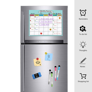 JOYOOSS Magnetic Dry Erase Calendar Whiteboard 12 x 17 inch