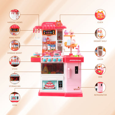 Joyooss Kitchen Set for Kids - Pink