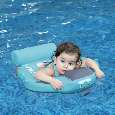 Joyooss Mambobaby Baby Swimming Pool Float Add Tail-BLUE