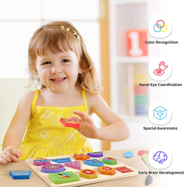 JOYOOSS Toddler Insect & Shape Puzzles - 5 Pack