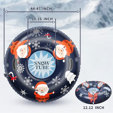 Joyooss 47 inch Inflatable Water Float Snow Tube-Christmas