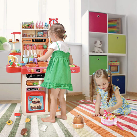Pretend Play Kitchen Toys for Kids: Toy Oven w/ Light & Sound, Kids  Kitchen Accessories for Toy Kitchen